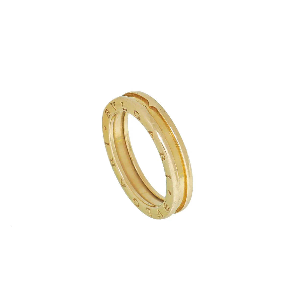 Bvlgari 18K Yellow Gold B. Zero 1 Band Ring 63