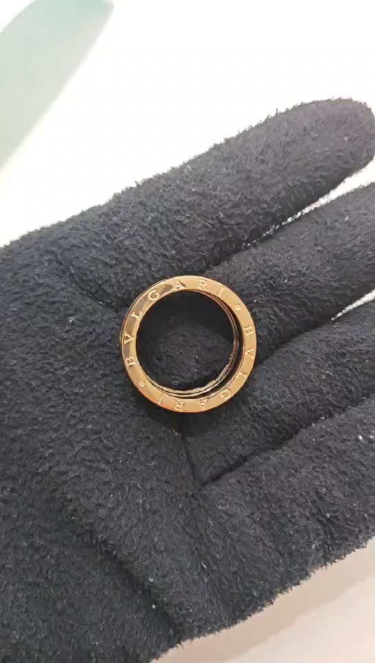 Bvlgari B.ZERO1 RING Replica, Three Band, Rose Gold