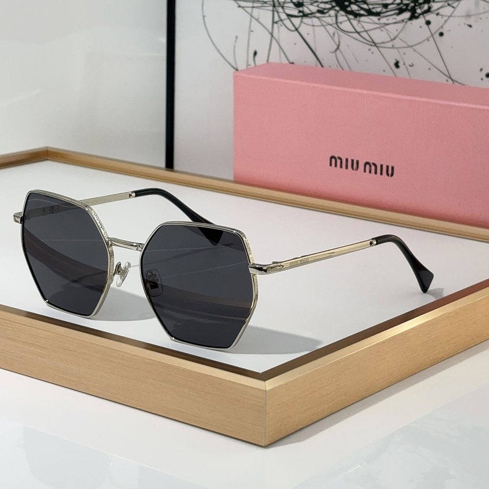 Miumiu  Polygon slim Frame Sunglasses Top quality （Replica）