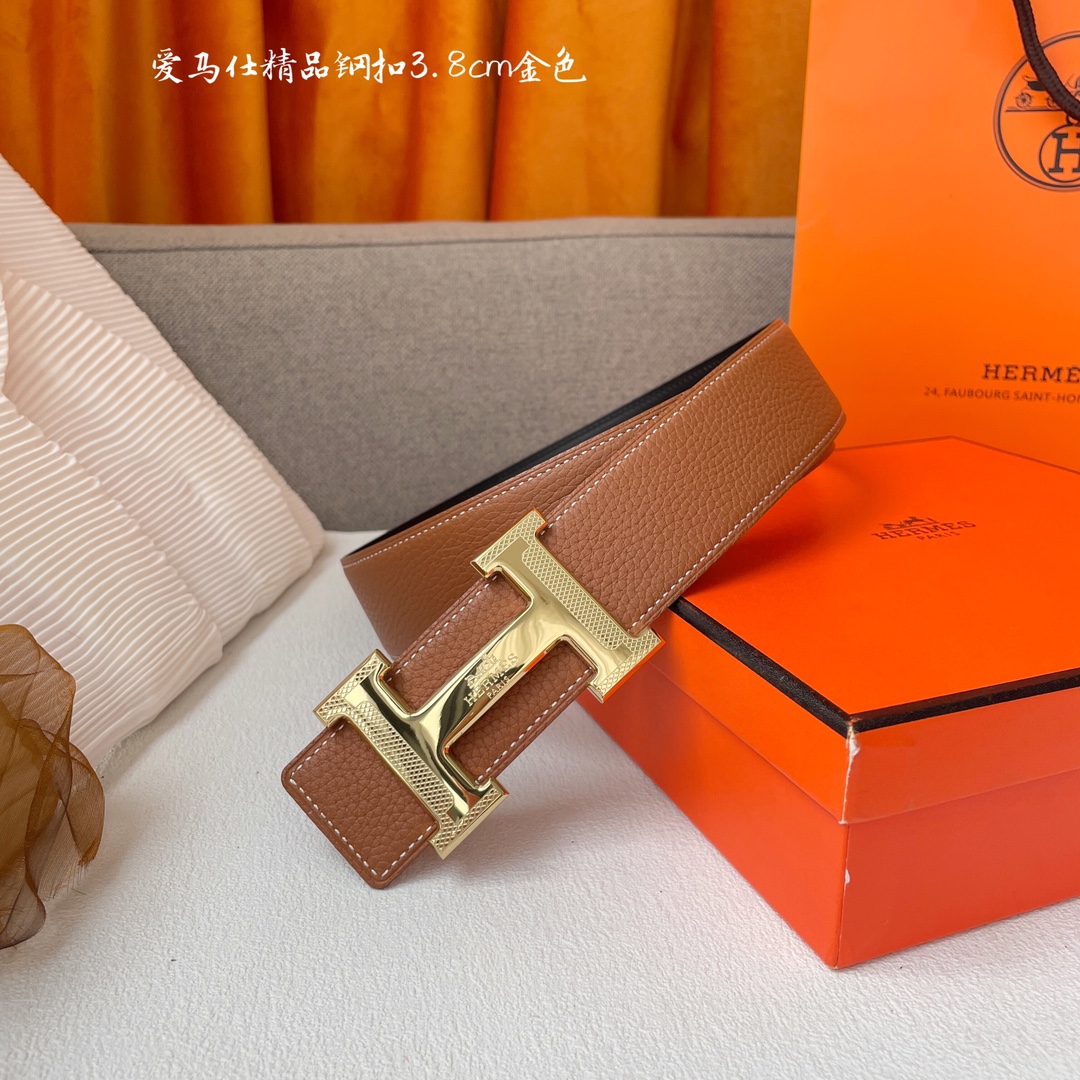 Hermes Leather Belts 1:1 Mirror Version