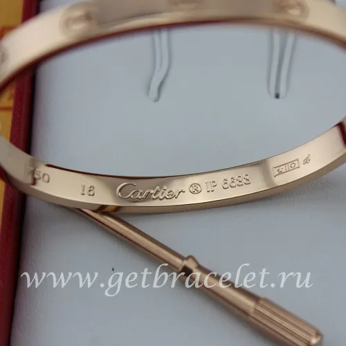 Copy Cartier Love Bracelet For Men and Women Pink Gold B6035616 (New Version - Prevent Screws Fall Out)