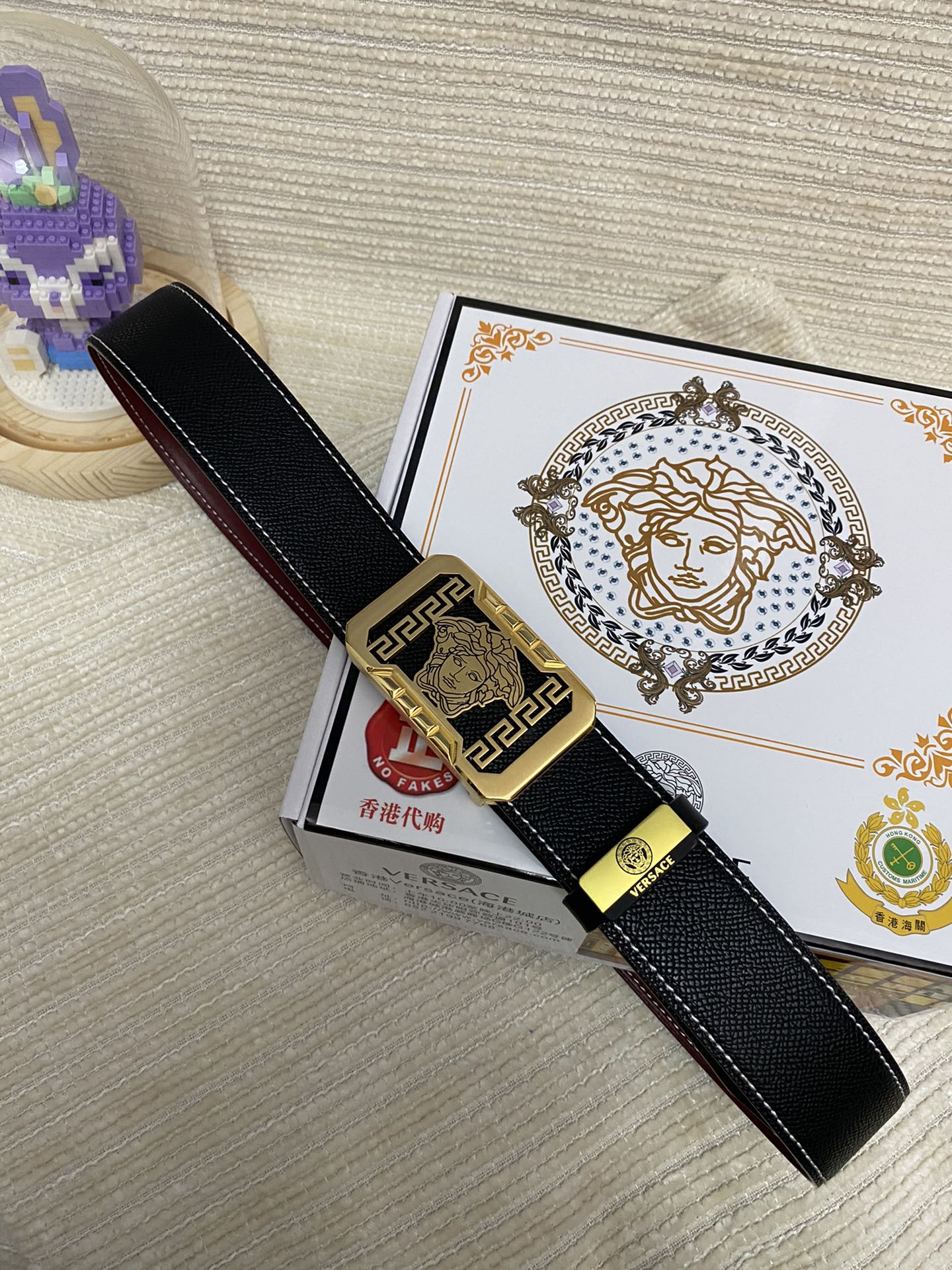 Versace Leather Belts 1:1 Mirror Version