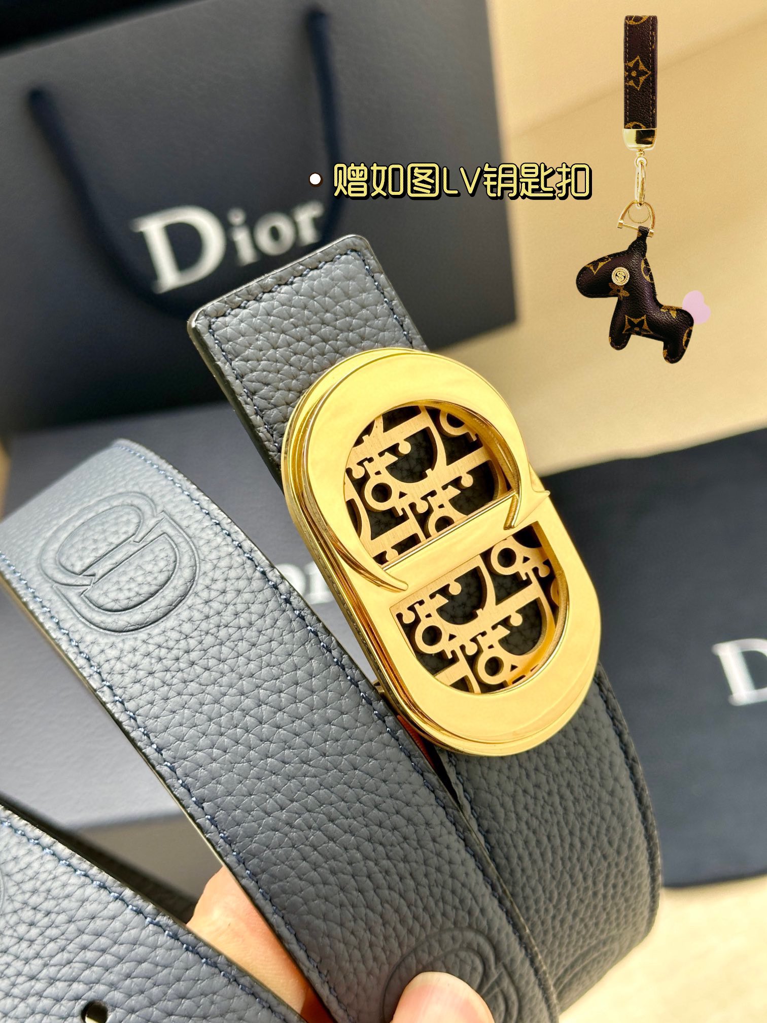 Dior Leather Belts 1:1 Mirror Version
