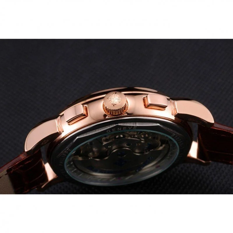 Perpetual Calendar Tourbillon Dial White 44 mm, Rose Gold Plated