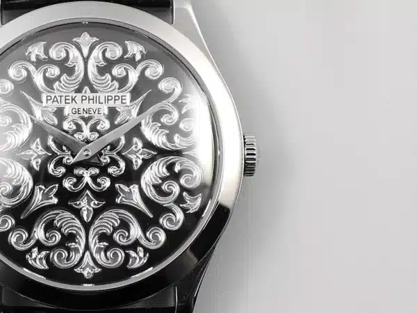 Calatrava 5088/100P-001 Volutes and Arabesques 38 mm,Platinum,