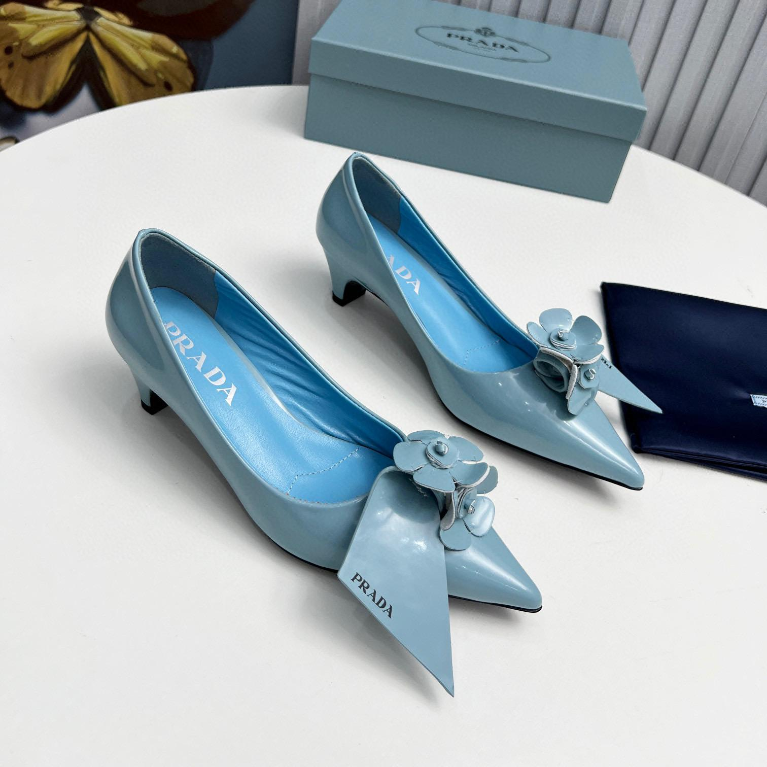 Prada  Leather Simple And Fashionable  Sandals Slide (Replica)