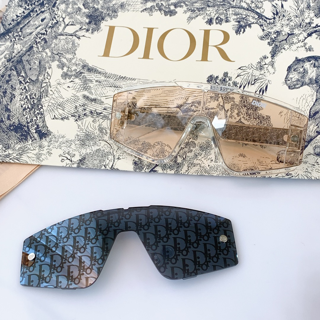 Dior XTREM MU  One-piece Box Sunglasses Top quality (Replica）