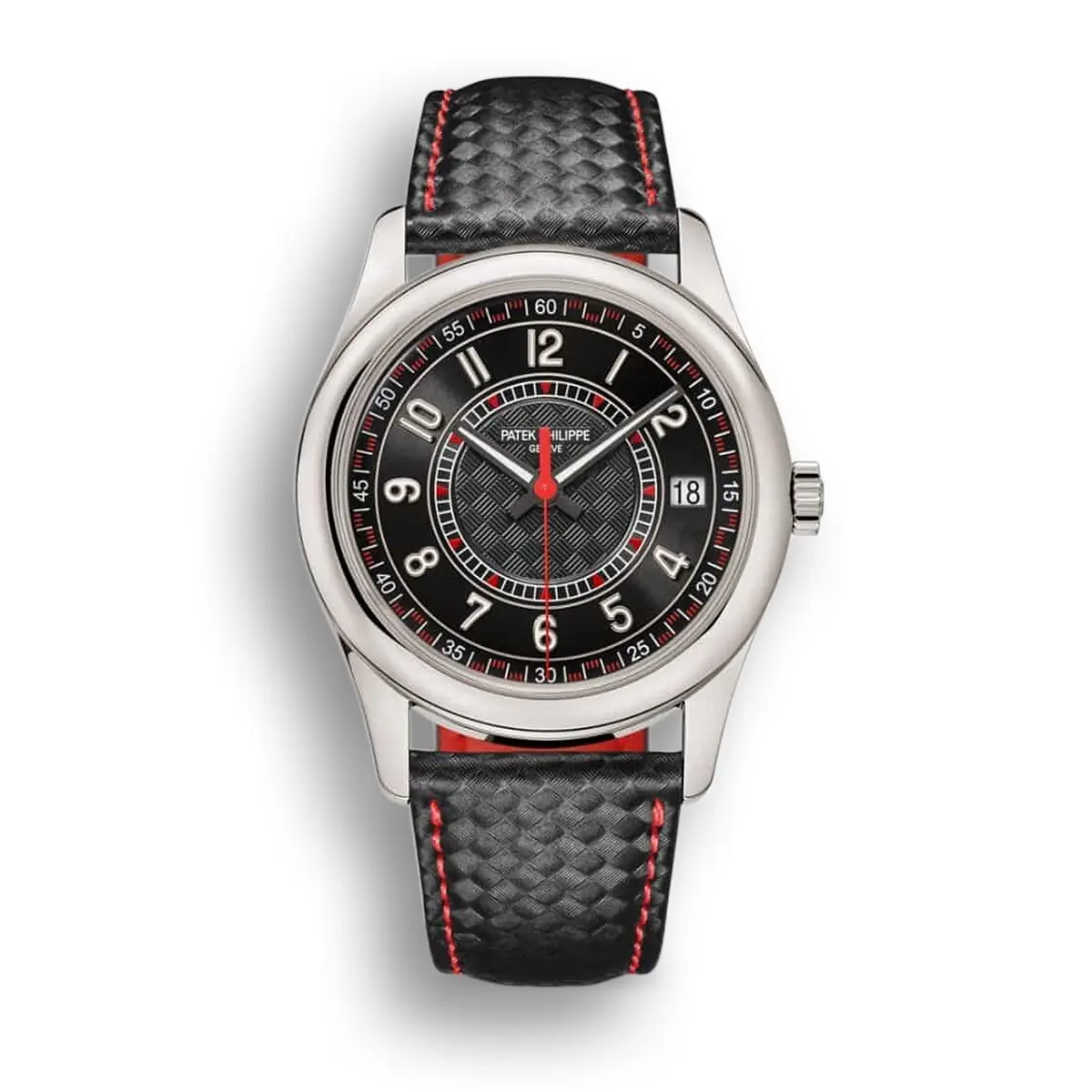 Calatrava 6007G-010 DATE, SWEEP SECONDS. 40 mm,White gold