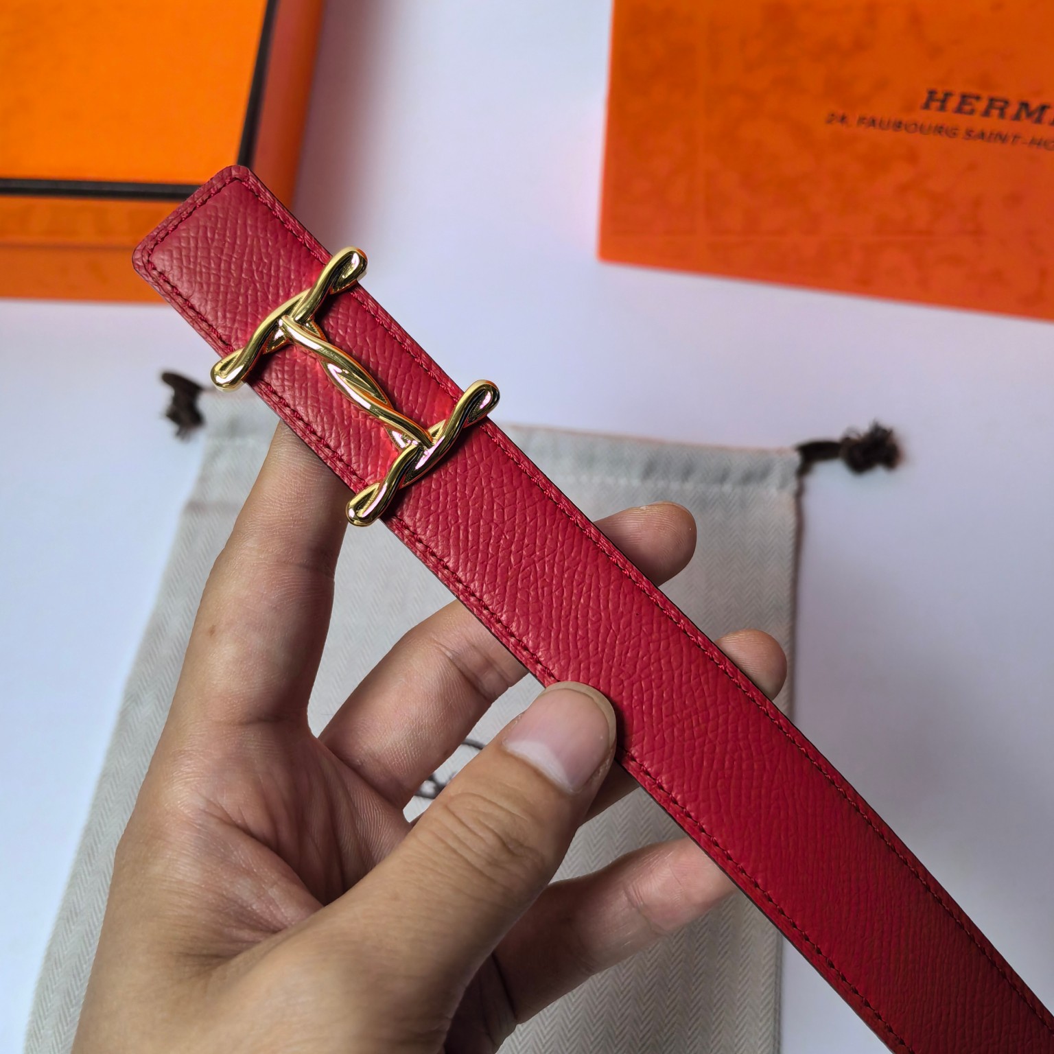 Hermes Leather Belts 1:1 Mirror Version