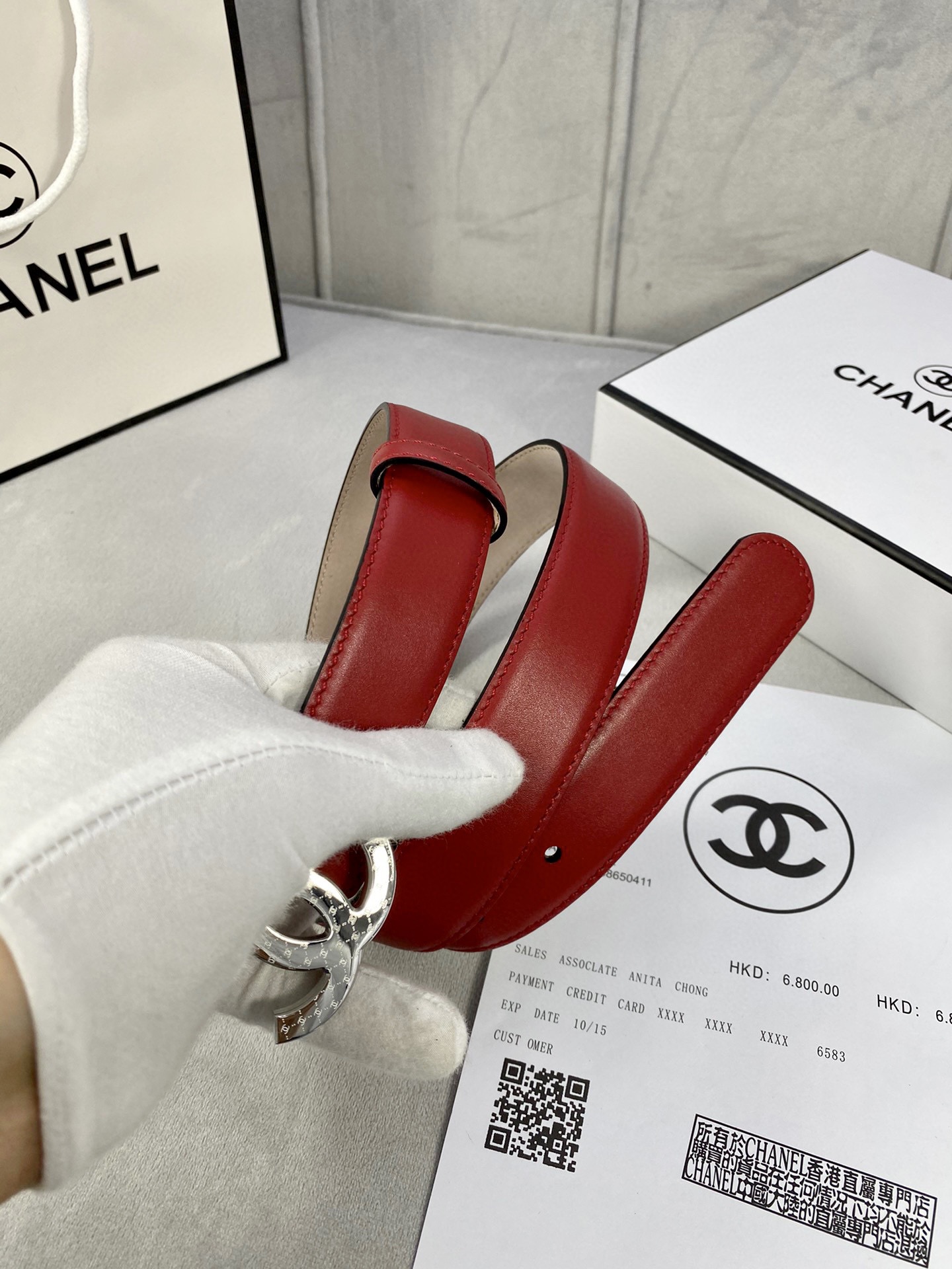 Chanel Leather Belts 1:1 Mirror Version