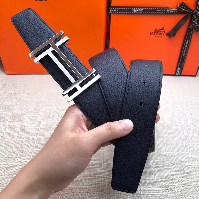 Hermes H Belt Buckle & Reversible Black For Women, Women Belt 380MM