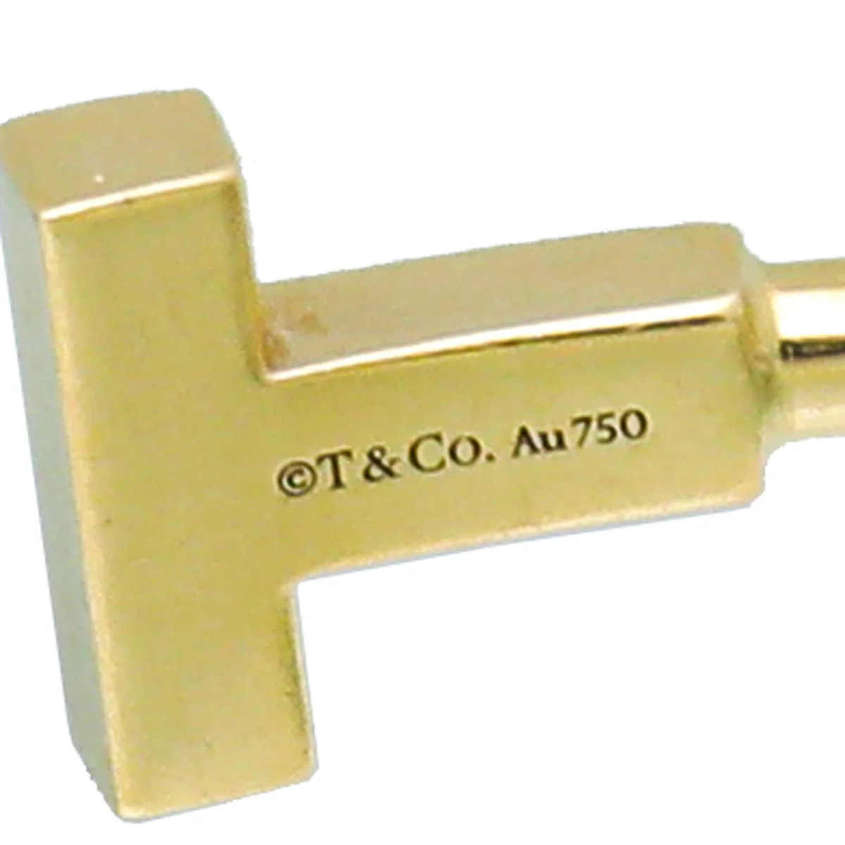 Tiffany & Co 18K Yellow Gold T Wire Medium Bracelet