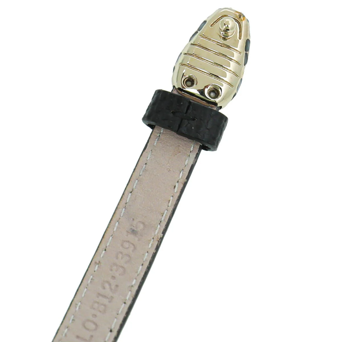 Bvlgari Black Karung Serpenti Forever Medium Bracelet