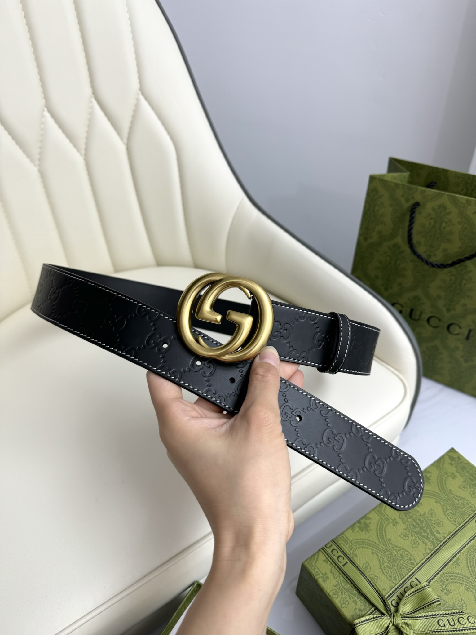 Gucci Leather Belts 1:1 Mirror Version