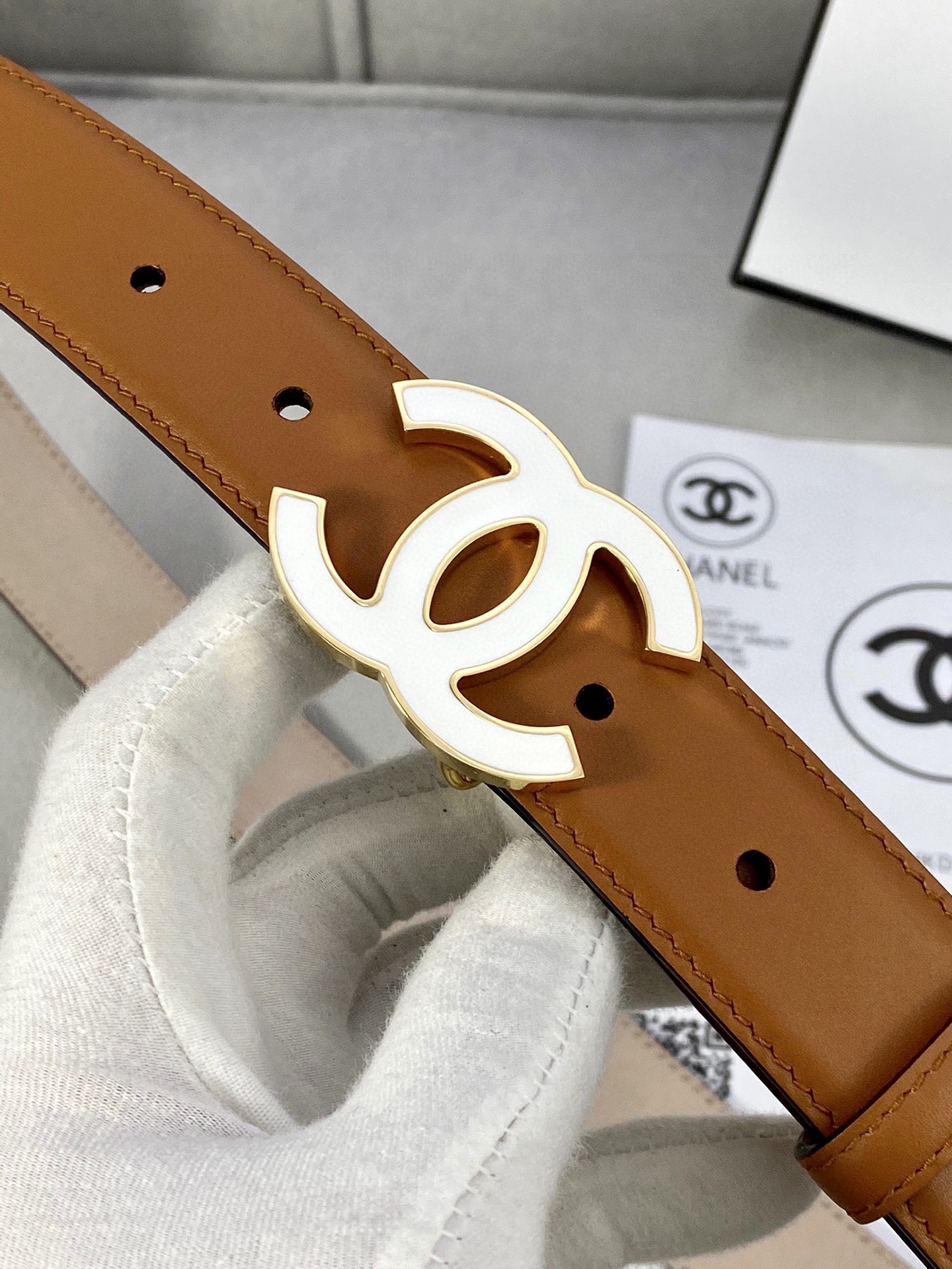 Chanel Leather Belts 1:1 Mirror Version