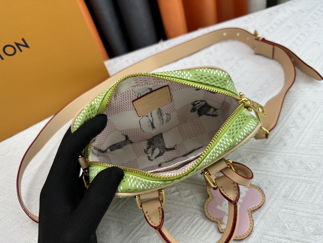 Louis Vuitton Nano Porte Documents Voyage N40643 M82770 Shoulder Bag Handbag