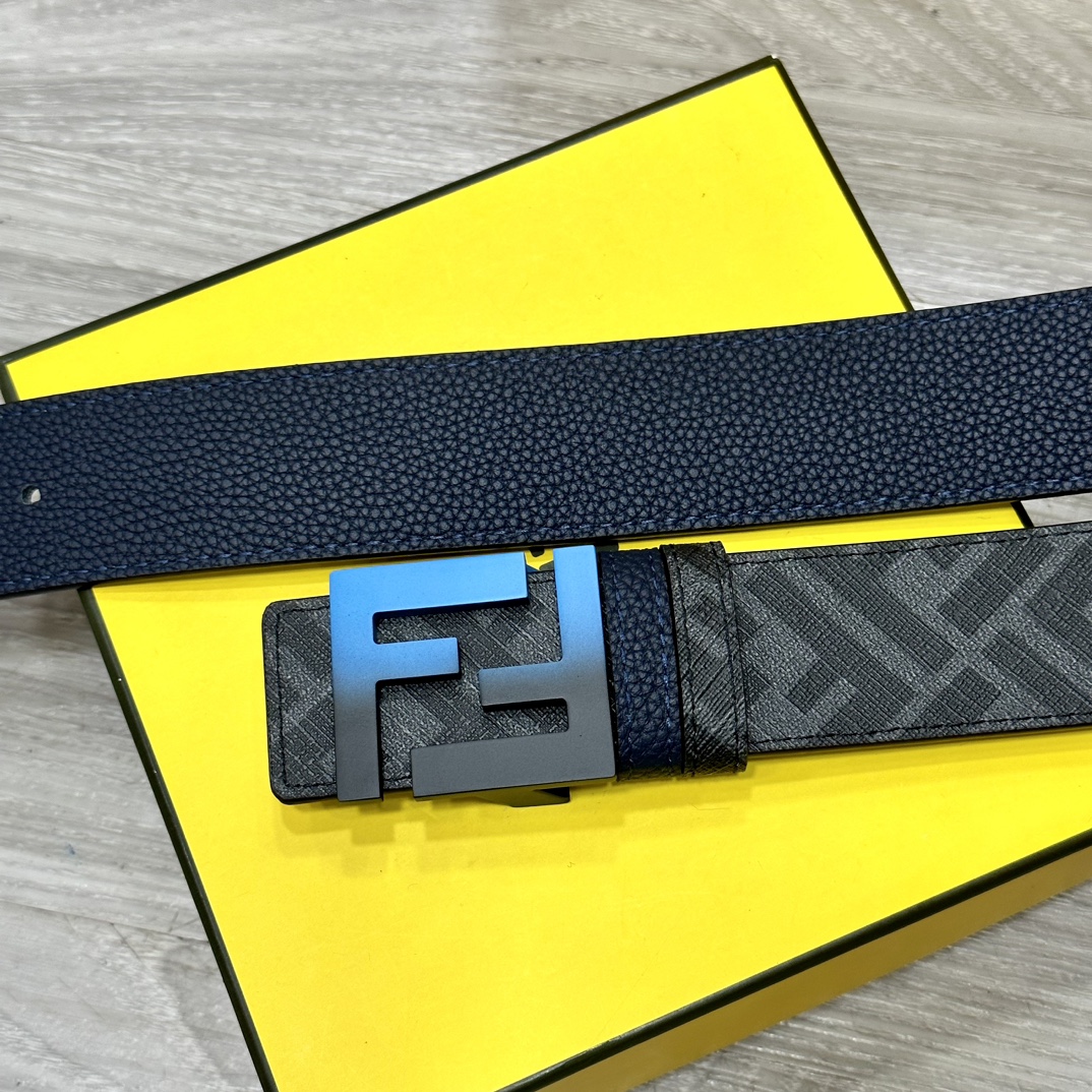 Fendi Leather Belts 1:1 Mirror Version