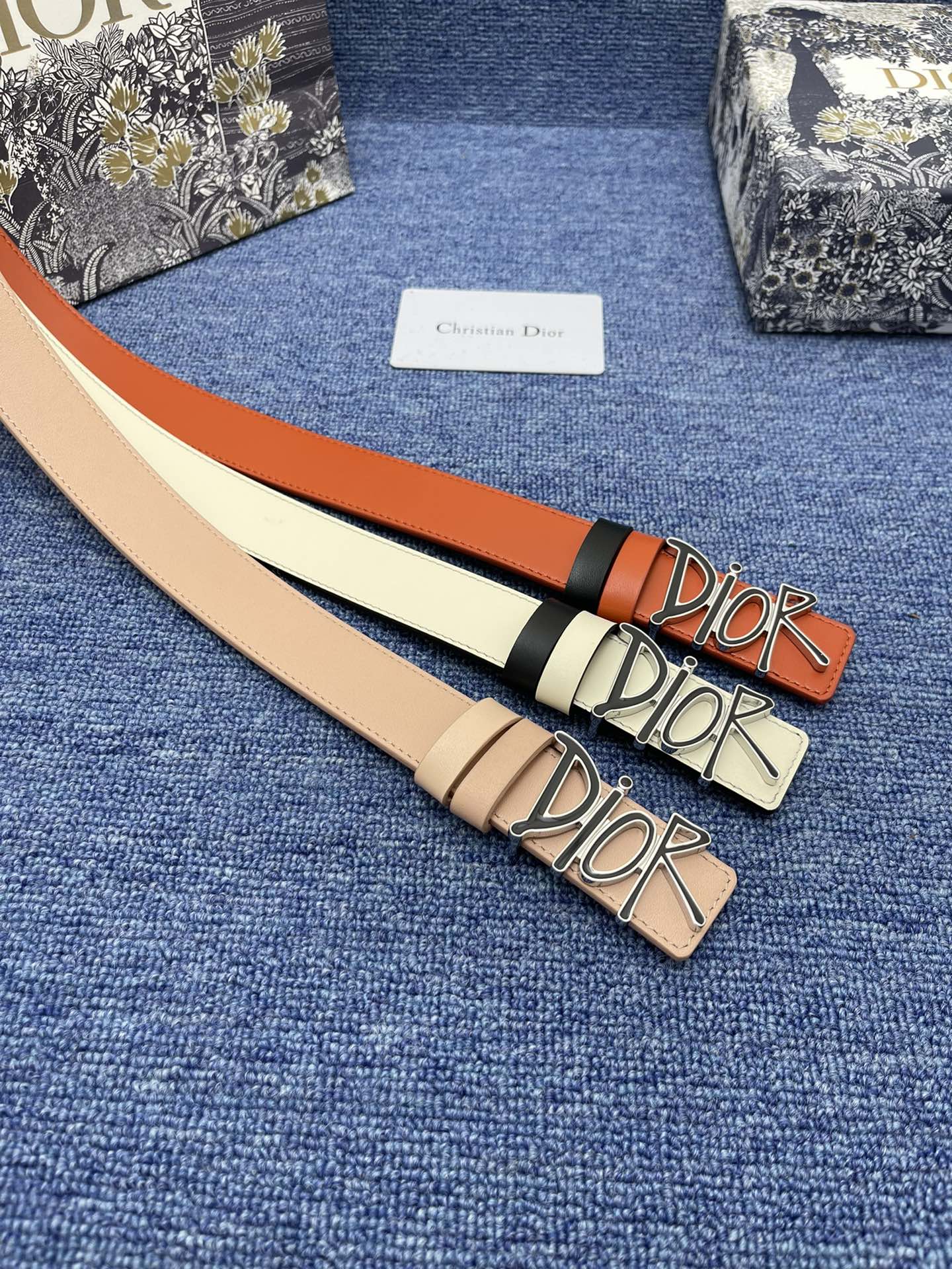 Dior Leather Belts 1:1 Mirror Version