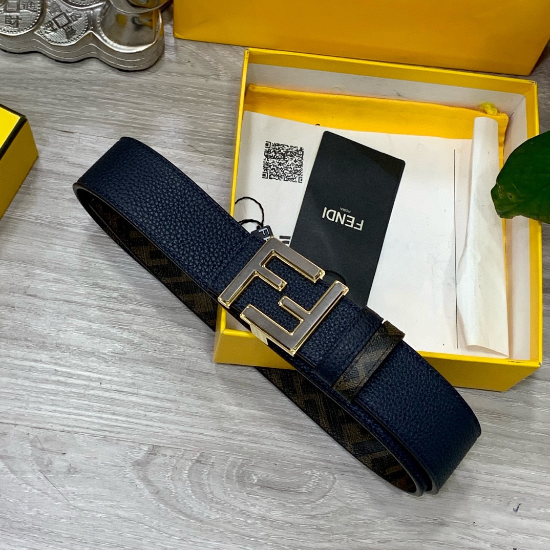 Fendi Leather Belts 1:1 Mirror Version