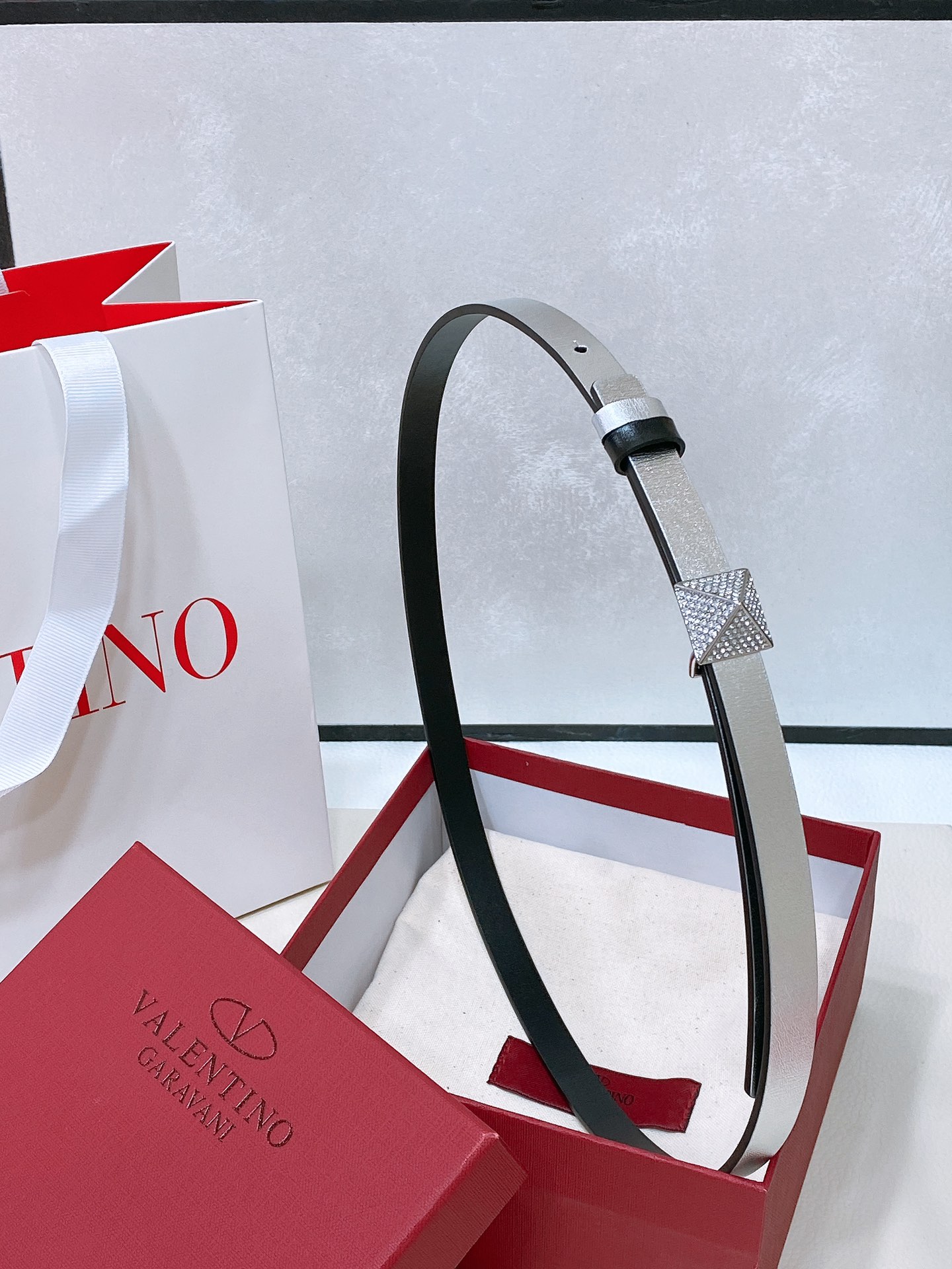 Valentino Leather Belts 1:1 Mirror Version