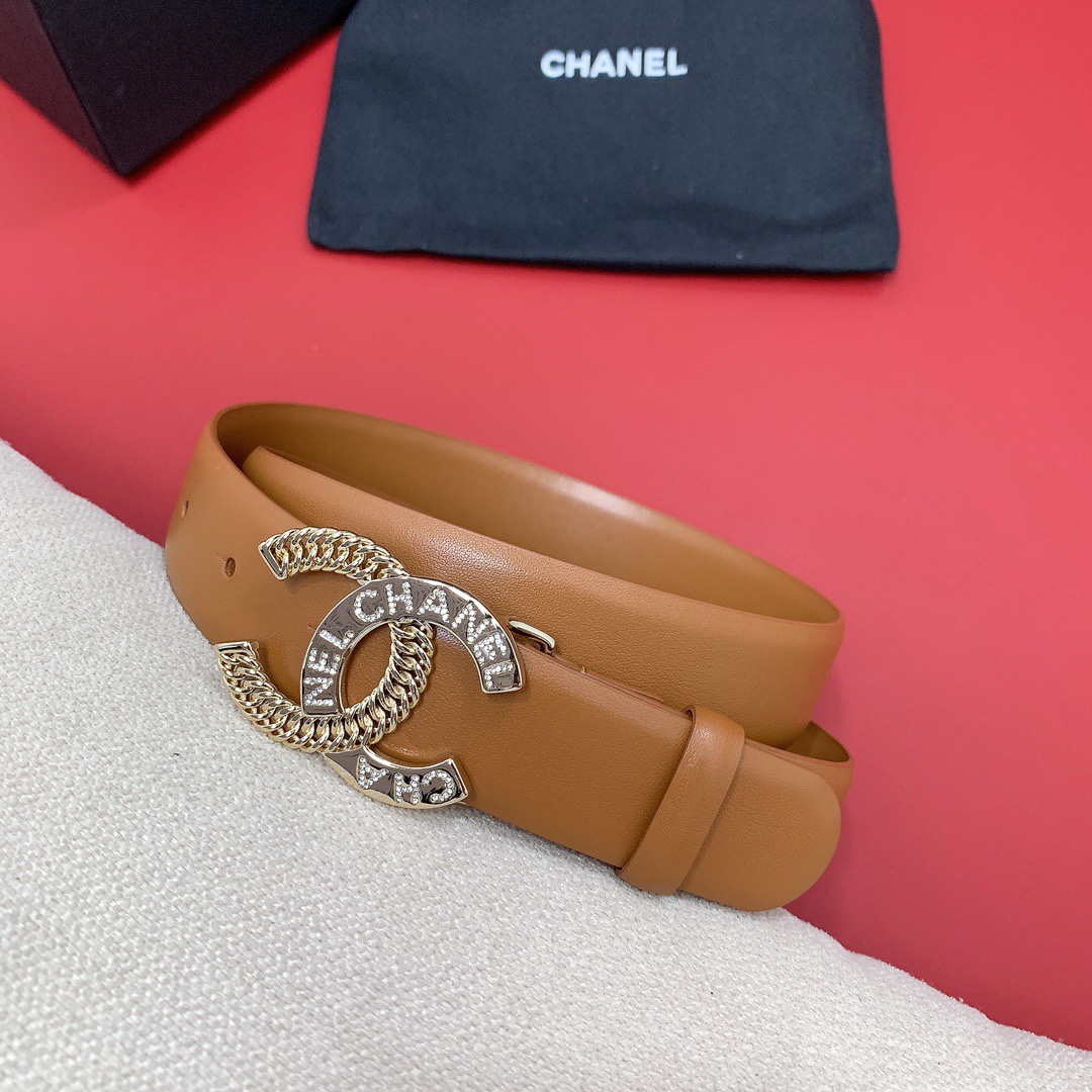 Chanel Leather Belts 1:1 Mirror Version
