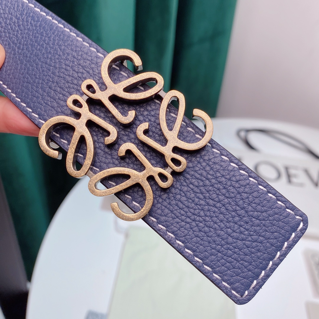 Loewe Leather Belts 1:1 Mirror Version