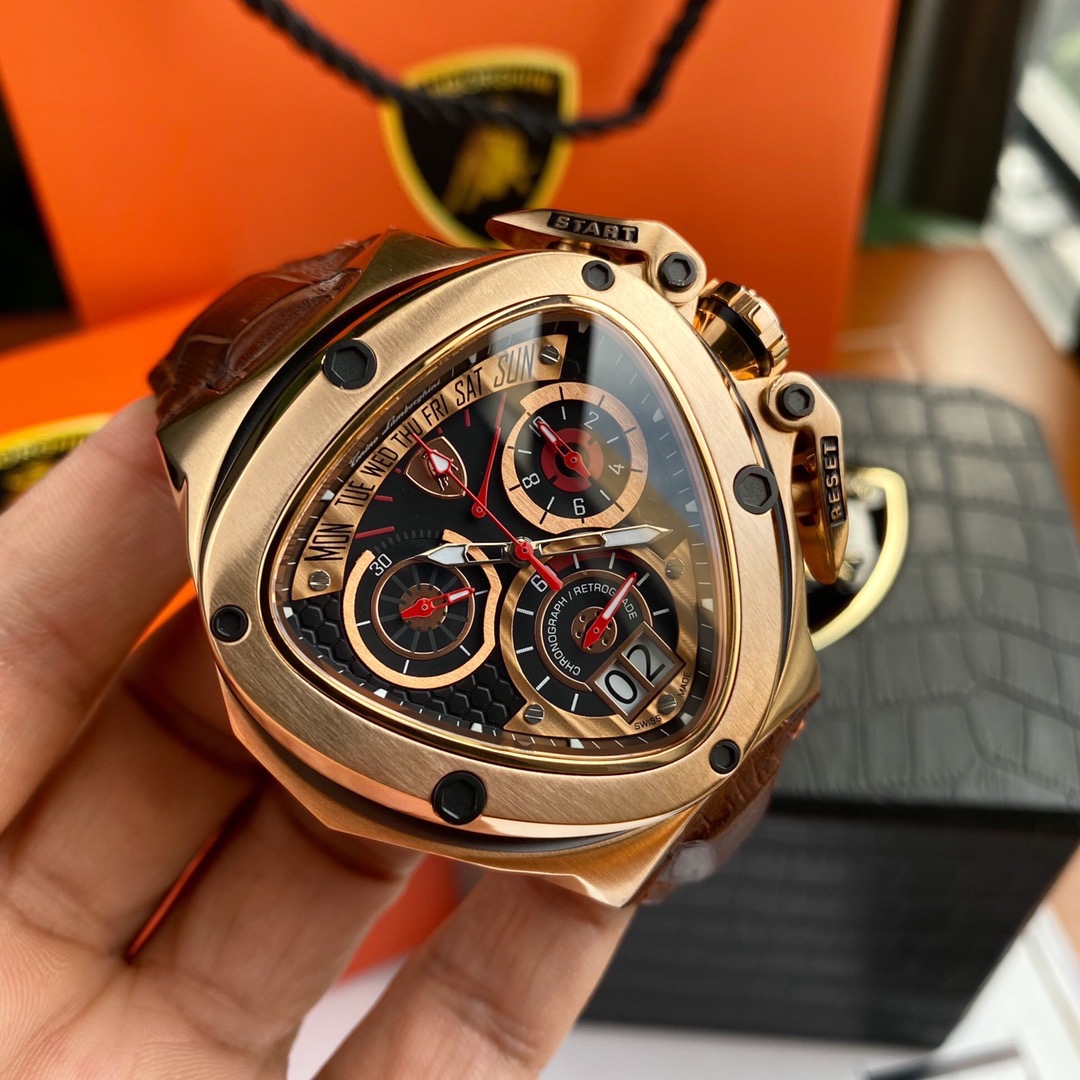 Tonino Lamborghini New Spyder Chronograph Red / Gold