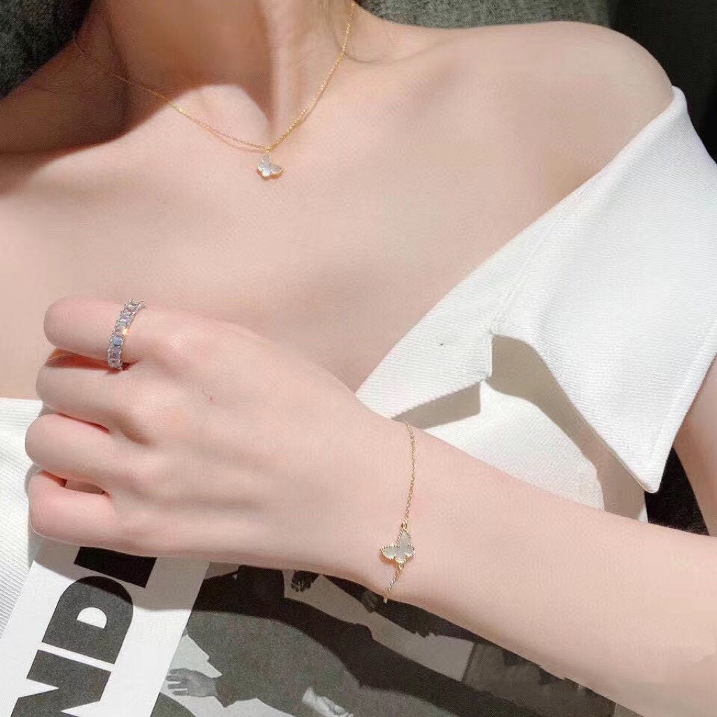 Van Cleef & Arpels Butterfly Necklace, Lucky Alhambra butterfly pendant