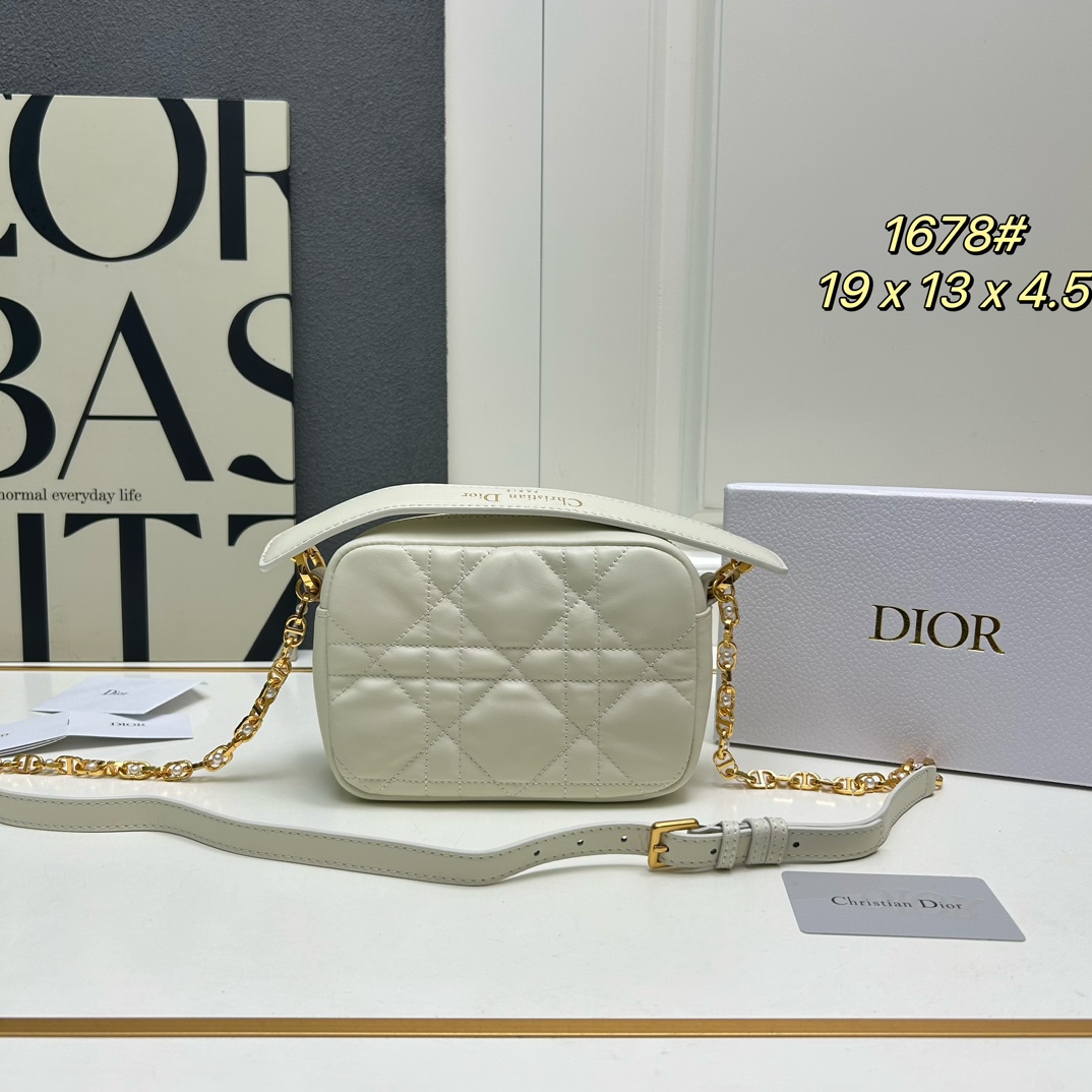 Dior Caro Camera Bags Shoulder Bag Handbag