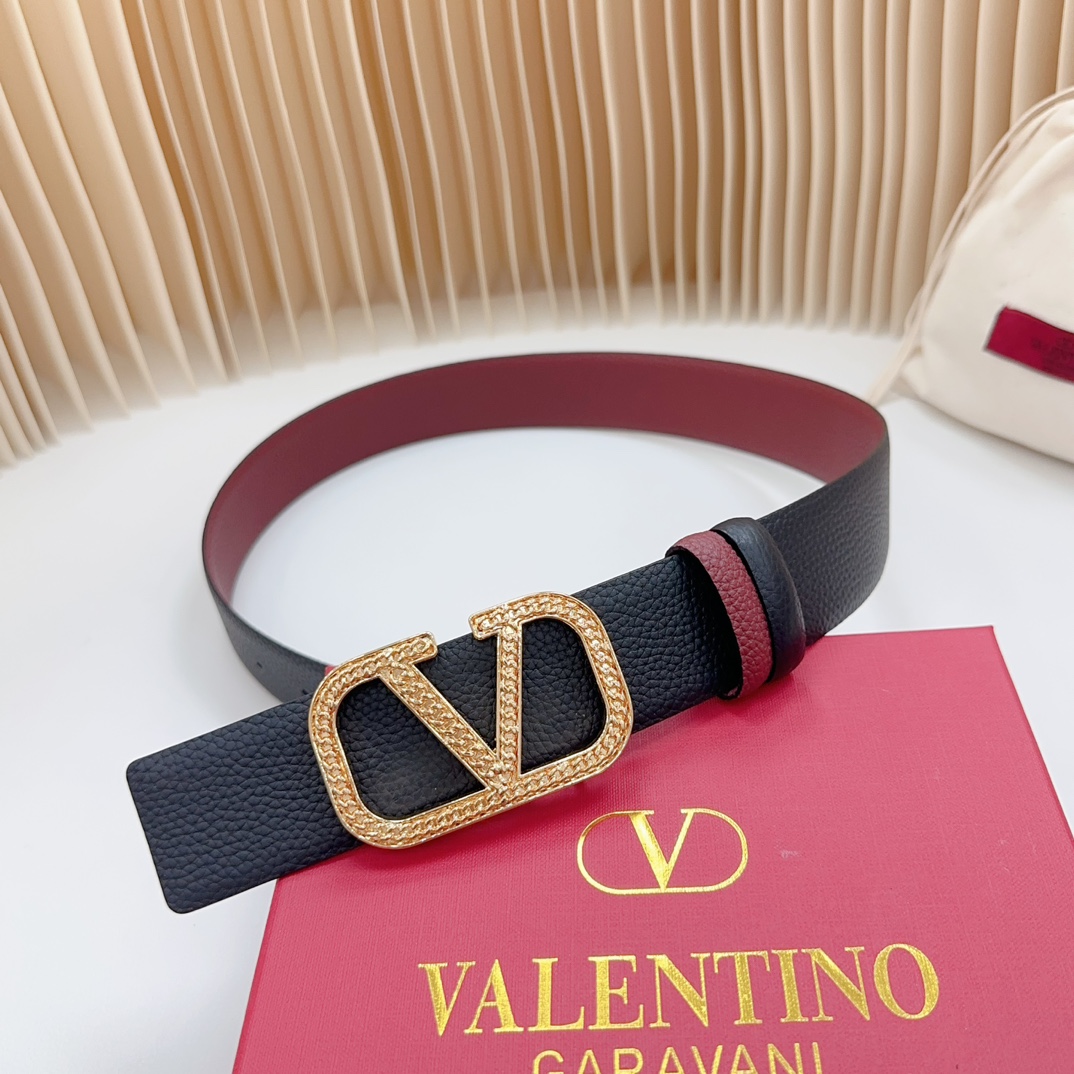 Valentino Leather Belts 1:1 Mirror Version