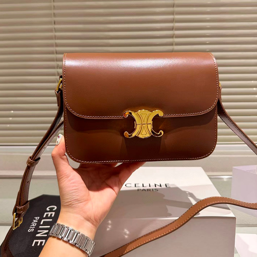CELINE Triomphe Shoulder Bag Small&Medium(Replica)