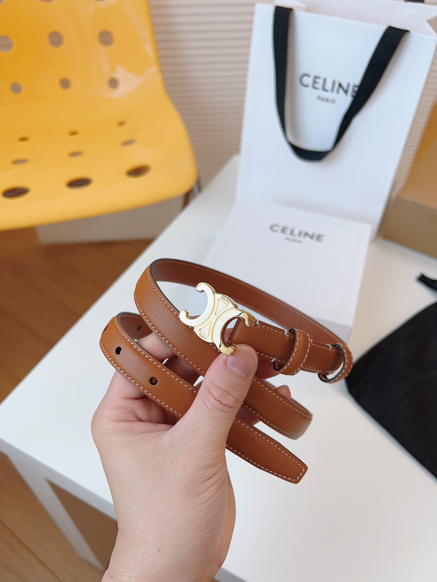 Celine Leather Belts 1:1 Mirror Version
