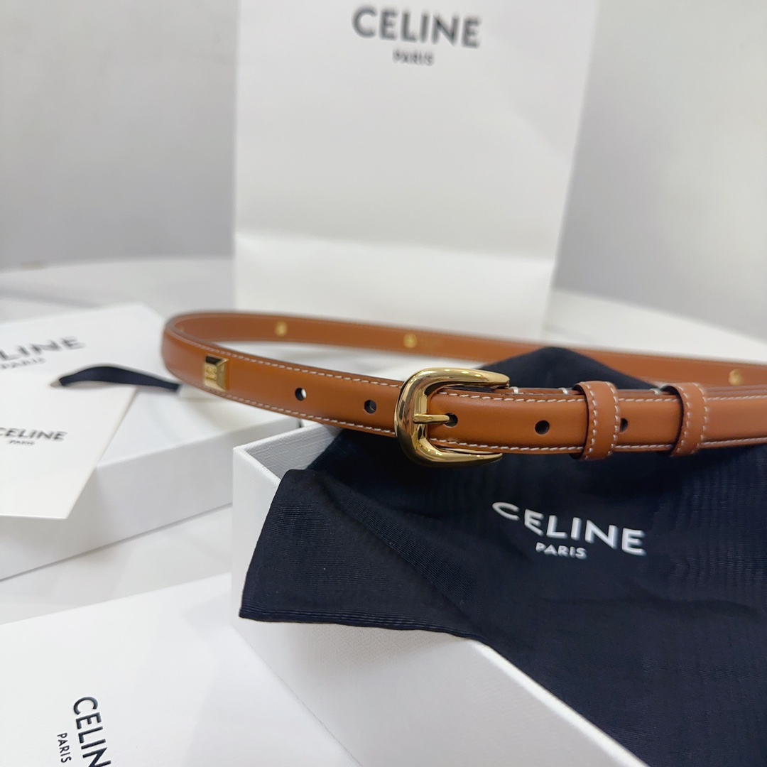 Celine Leather Belts 1:1 Mirror Version