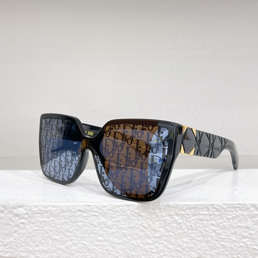 Dior Square Clear Sunglasses Top Quality (Replica）