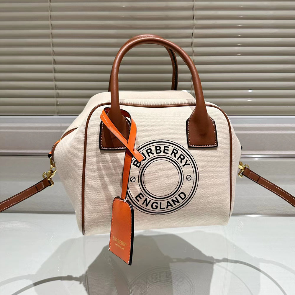 Burberry Bowling Handbag Bag Small(Replica)