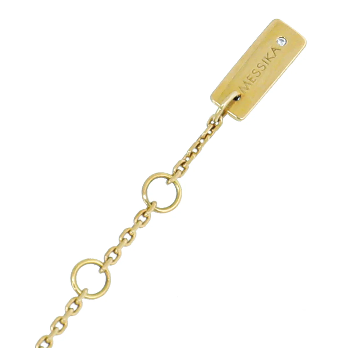 Messika 18K Yellow Gold Pavé Diamond Move Uno Bracelet