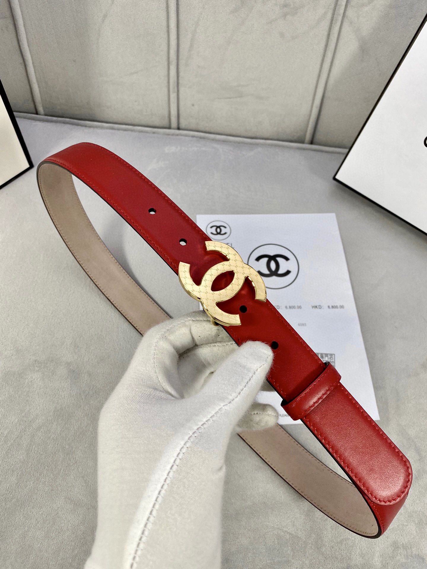 Chanel Leather Belts 1:1 Mirror Version