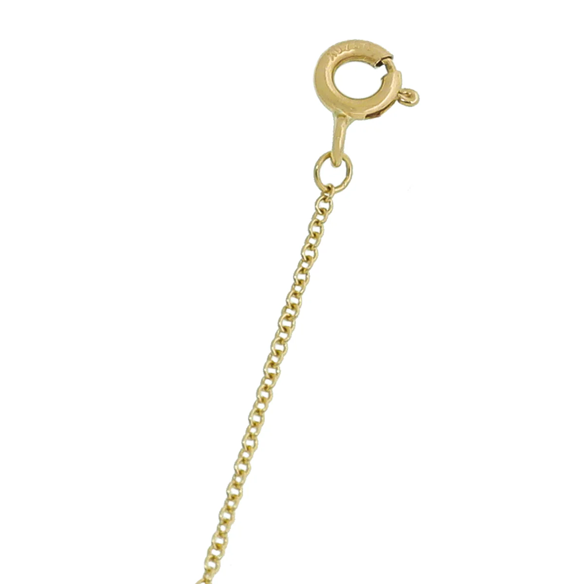 Tiffany & Co 18K Yellow Gold Paloma Picasso Olive Leaf Pendant Necklace