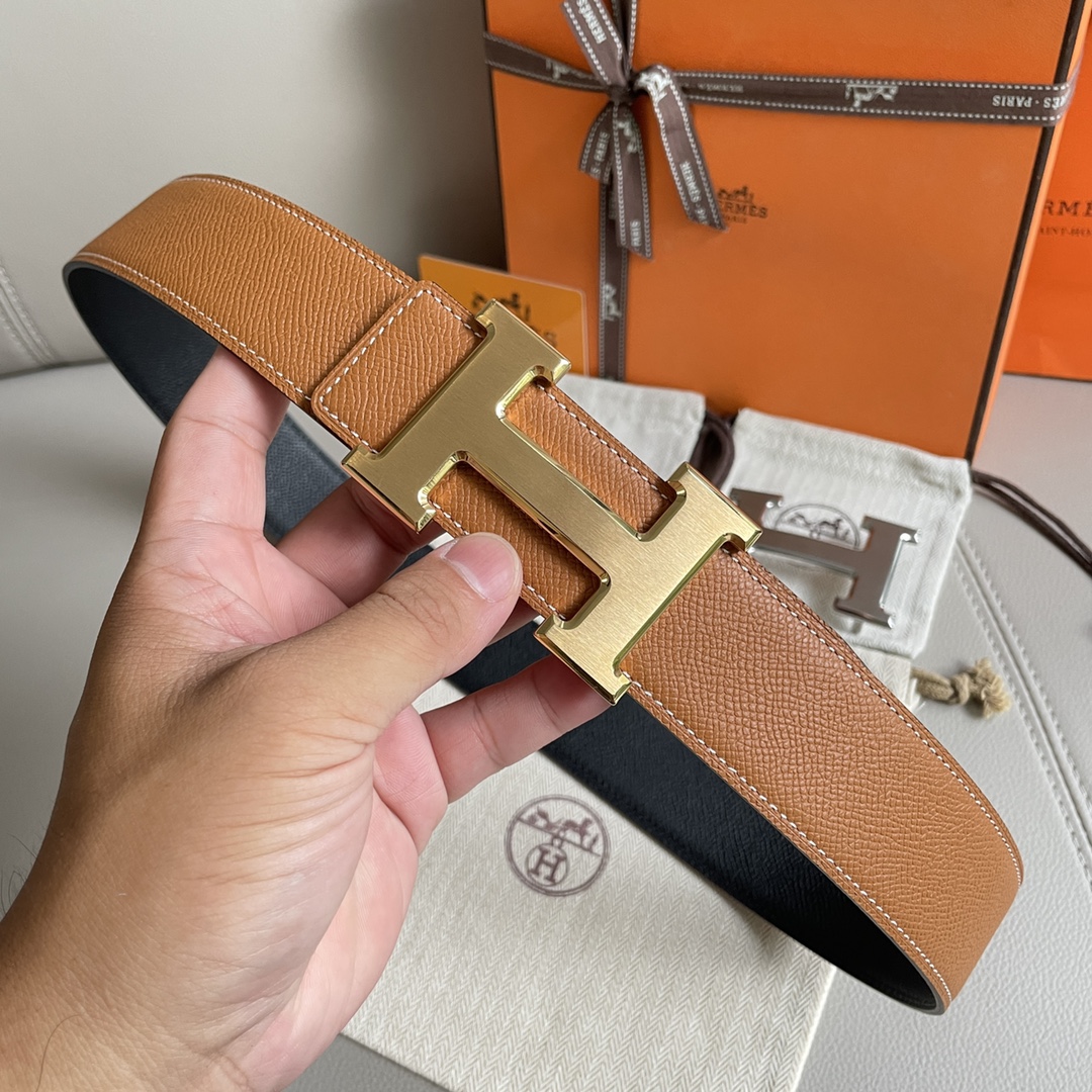 Hermes Leather Belts 1:1 Mirror Version