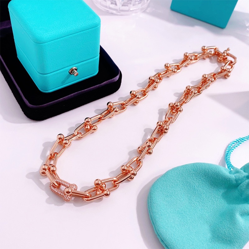 Fake Tiffany HardWear Necklace, Diamonds