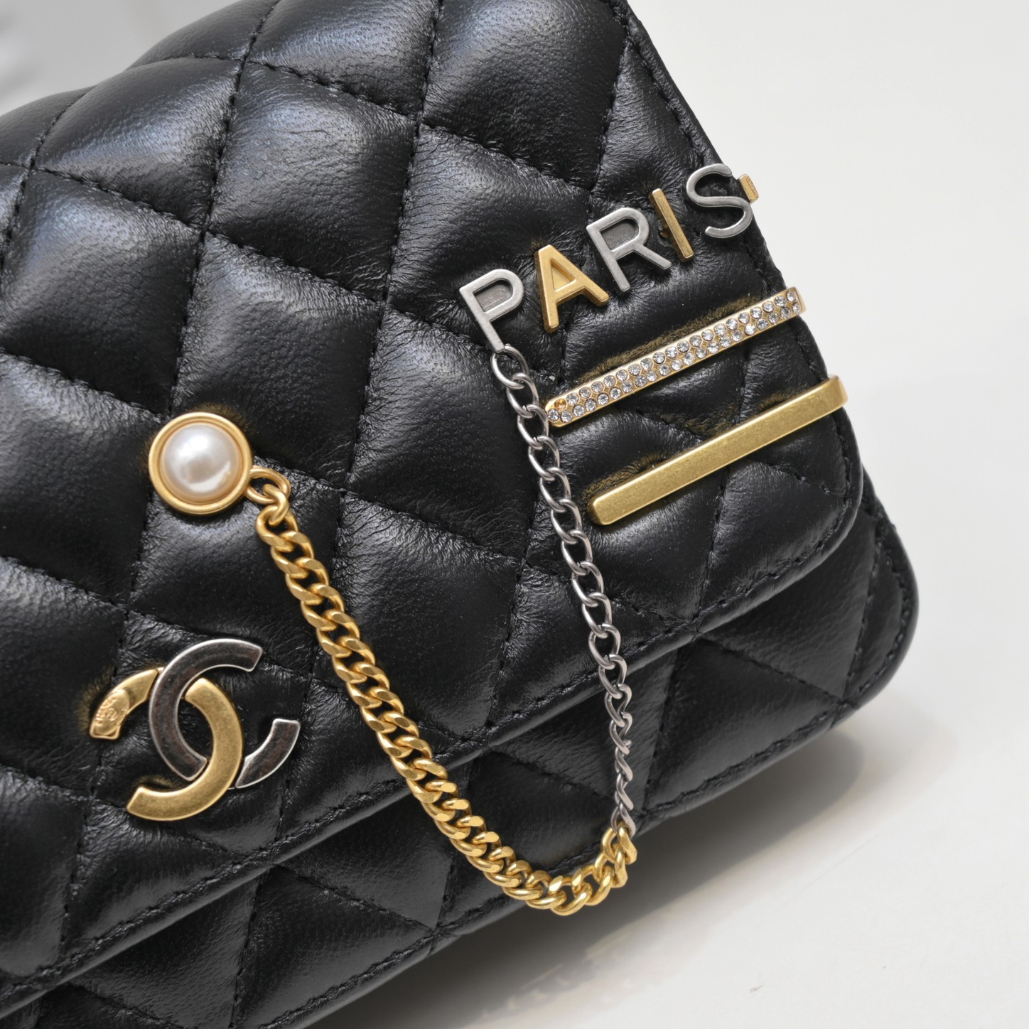 Chanel Alphabet Hardware CF Shoulder Bag Handbag