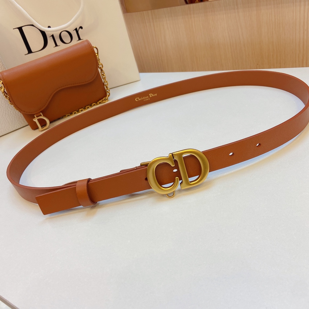 Dior Leather Belts 1:1 Mirror Version