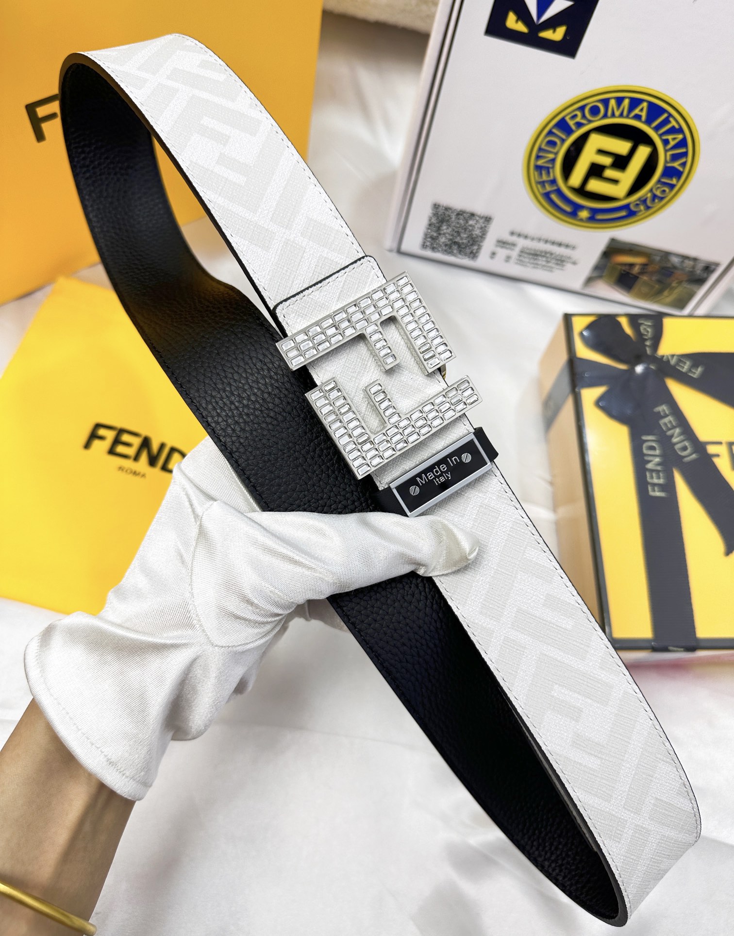 Fendi Leather Belts 1:1 Mirror Version