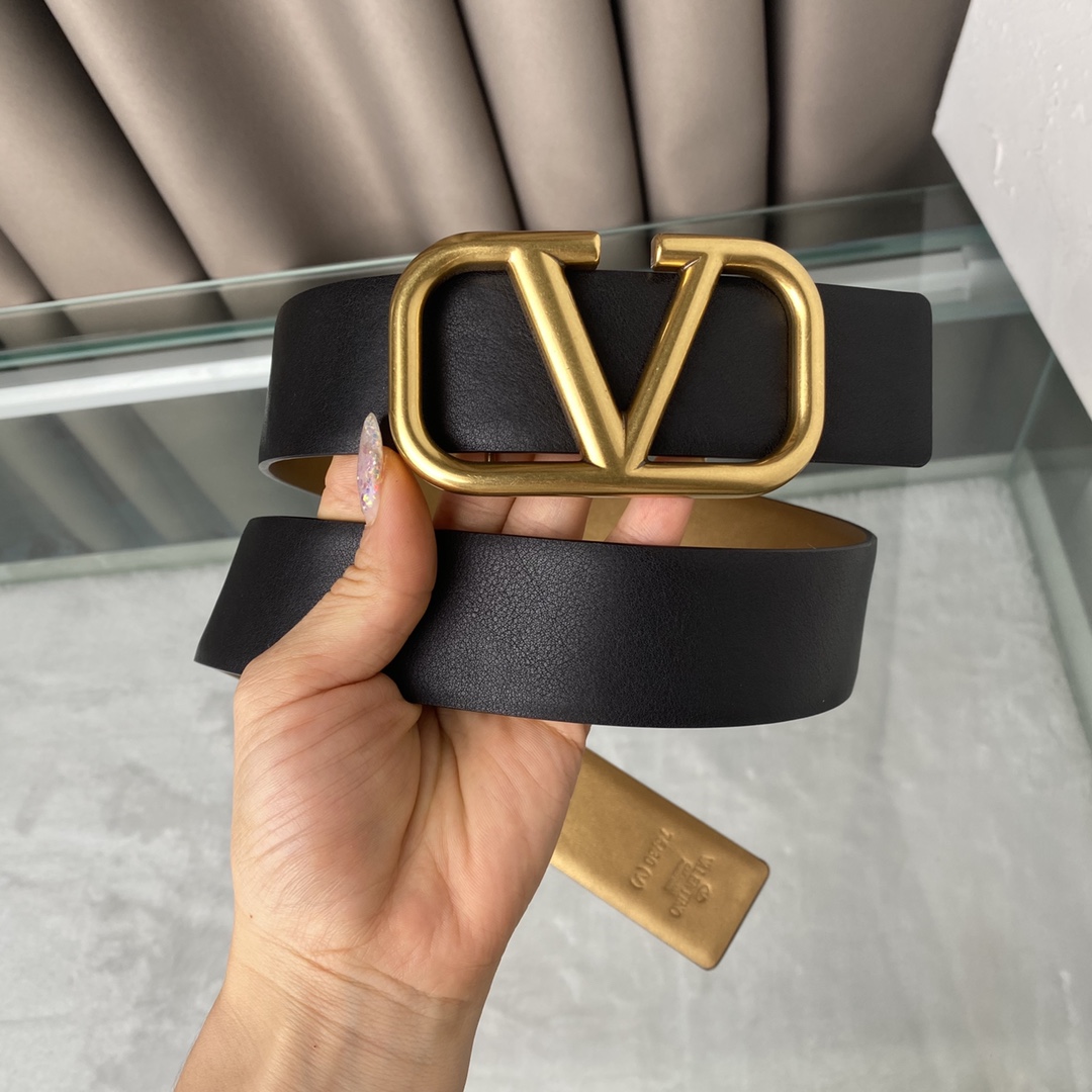 Valentino Leather Belts 1:1 Mirror Version