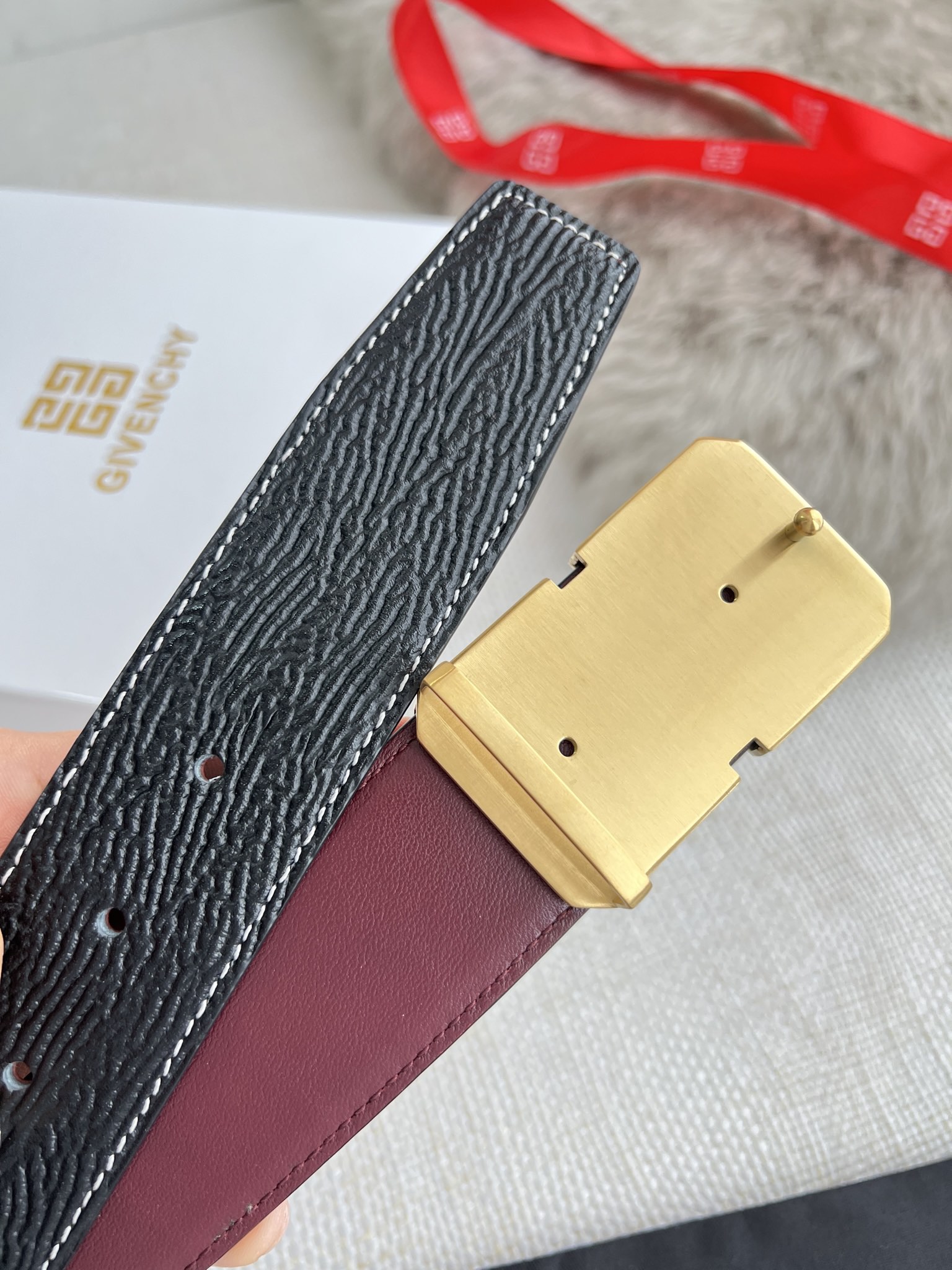 Givenchy Leather Belts 1:1 Mirror Version