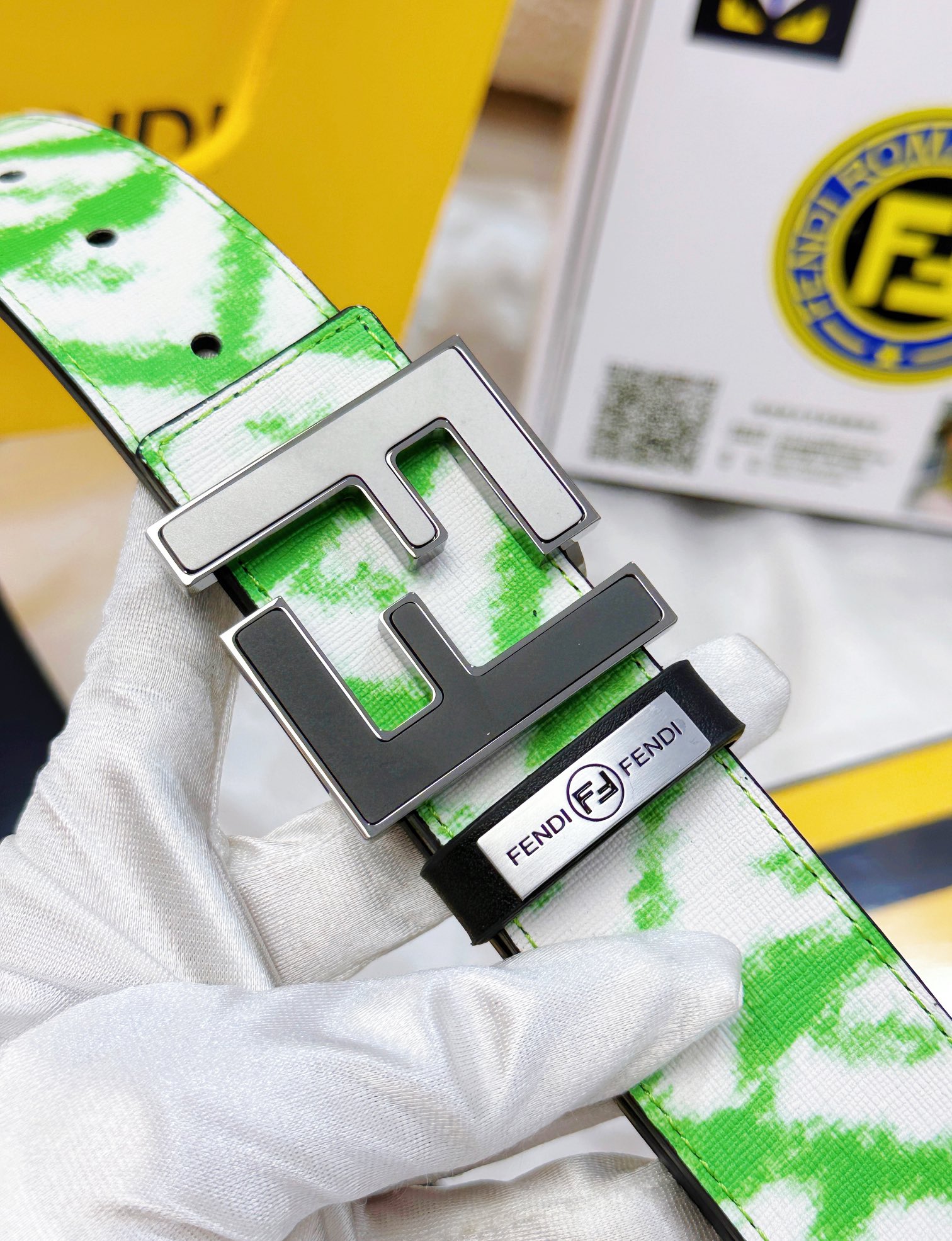 Fendi Leather Belts 1:1 Mirror Version