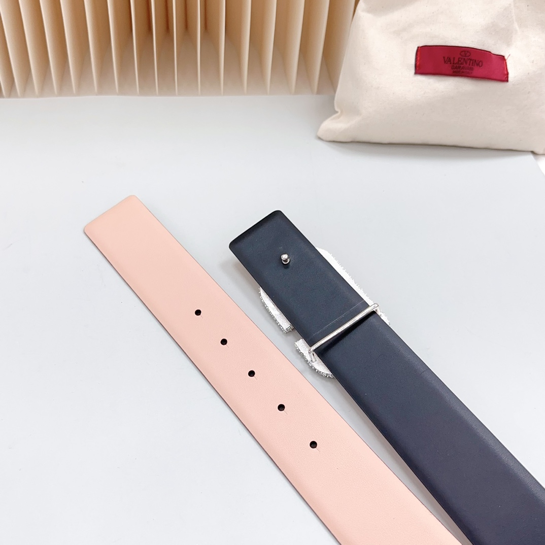 Valentino Leather Belts 1:1 Mirror Version
