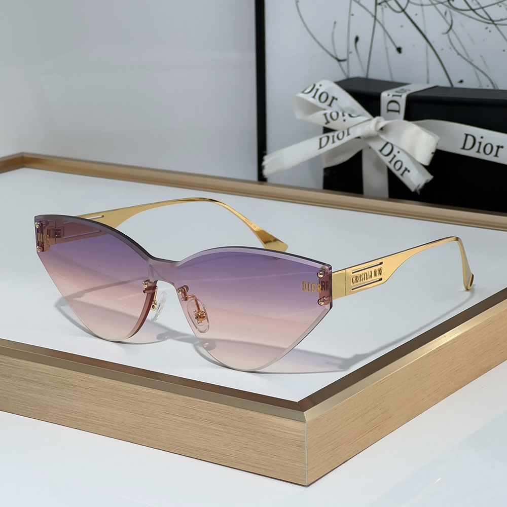 Dior Fashion Leisure Rimless  sunglasses Top quality (Replica）