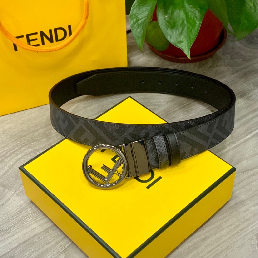 Fendi Leather Belts 1:1 Mirror Version