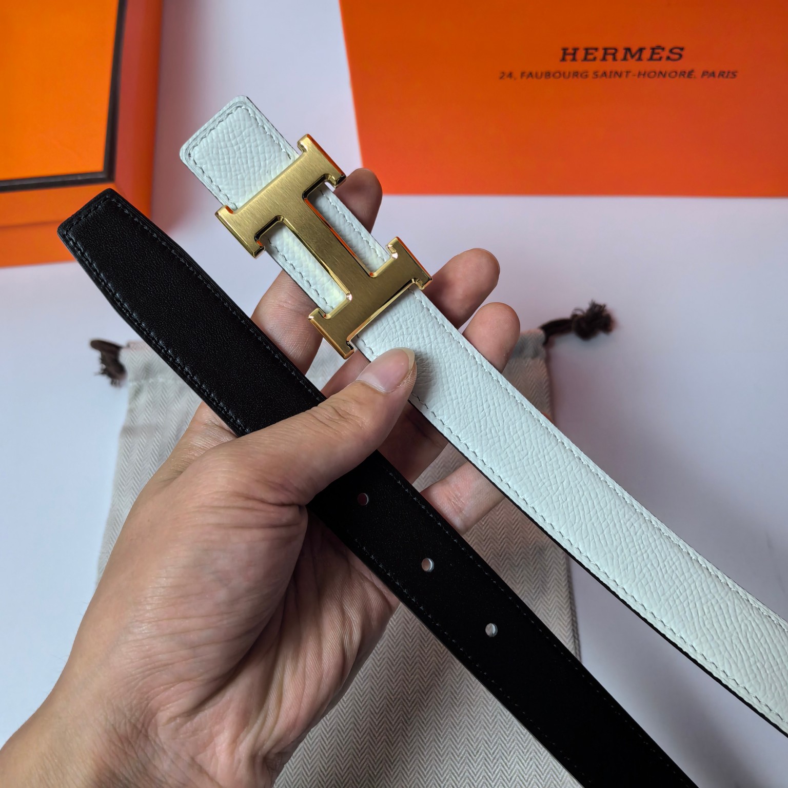 Hermes Leather Belts 1:1 Mirror Version